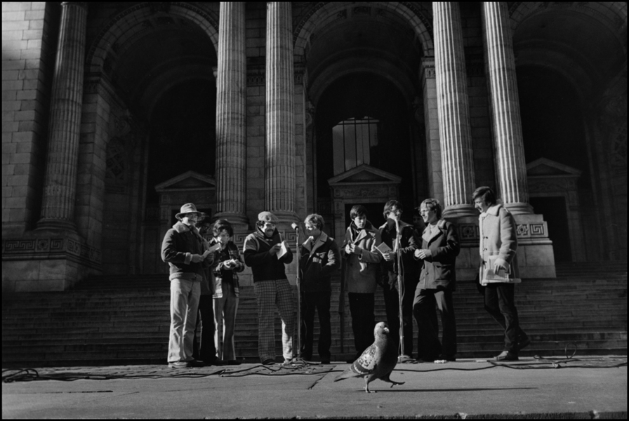 Pigeon at the New York Public Library : Structured Moments : SUSAN MAY TELL: Photographs of Space, Silence & Solitude