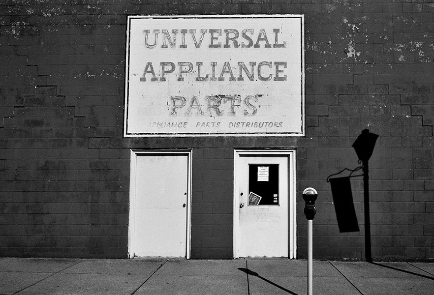 Universal Appliance Parts, Wheeling, West Virginia, 2012 : SEEN AND FELT: Appalachia, 2012 : SUSAN MAY TELL: Photographs of Space, Silence & Solitude
