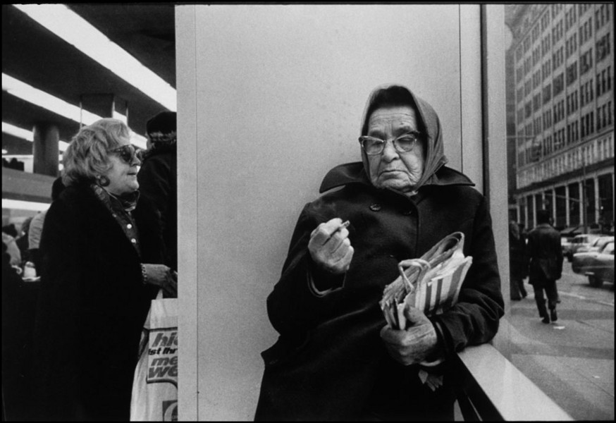 Woman and cigarette : Structured Moments : SUSAN MAY TELL: Photographs of Space, Silence & Solitude